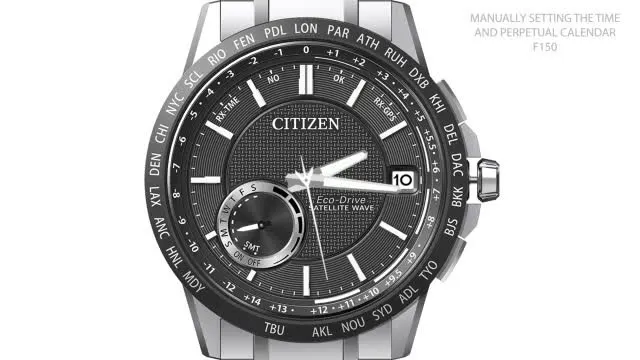 Satellite Wave X Blue Dial Super Titanium Bracelet CC3097-52L